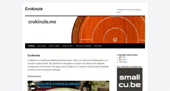 Desktop Screenshot of crokinole.me